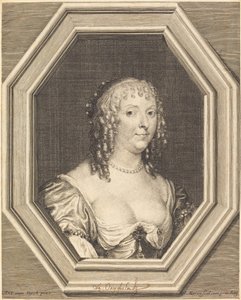 Anne Sophie Herbert, contessa di Carnarvon da Jean Morin after Sir Anthony van Dyck