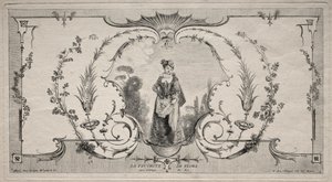 Il favorito di Flora, arabesco da Jean Moyreau