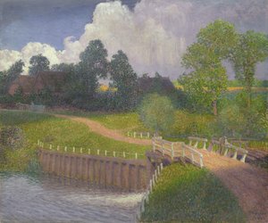 La chiusa a Wohldorf, 1901 da Jean Paul Kayser