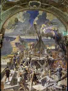 Affresco di Jean Paul Laurens