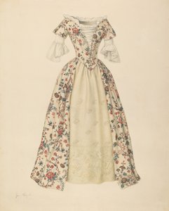 Vestito con Sottogonna Trapuntata da Jean Peszel