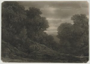 Paesaggio con alberi da Jean Philippe George