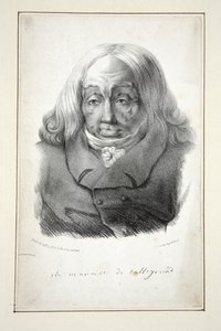 Ritratto di Talleyrand, 79 anni, pub.1835 (incisione) da Jean Pierre (after) Dantan