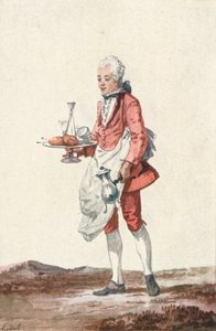 La Bouquetiere Garcon Cafetiere, XVIII secolo, 1903 da Jean Pierre Houel