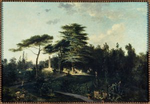 Il cedro del Libano, al giardino delle Piante, verso il 1800