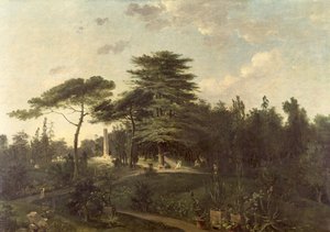 Il Cedro del Libano nel Jardin des Plantes da Jean Pierre Houel