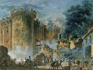 La presa della Bastiglia, 14 luglio 1789 da Jean Pierre Houel
