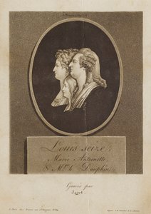 Louis Seize, Maria Antonietta e Mons. le Dauphin da Jean Pierre Marie Jazet
