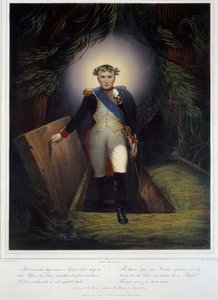 Ritratto a figura intera di Napoleone I (1769 - 1821) dalla sua tomba