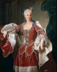 Ritratto di Elisabetta Farnese, regina consorte di Spagna da Jean Ranc