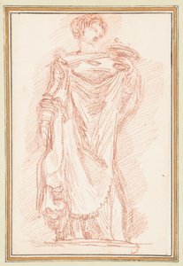 Figura maschile in piedi in chitone da Jean Robert Ango