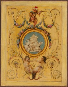 Pannello della porta del Cabinet Turc del Conte d