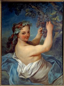 Baccante. Dipinto di Jean Simon Berthelemy (1743-1811) XIX secolo Laon, Museo delle Belle Arti da Jean Simon Berthelemy