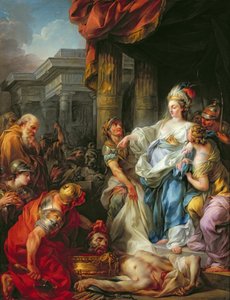 La decapitazione di Ciro II da Jean Simon Berthelemy