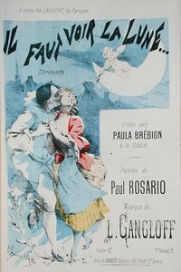 Copertina di una partitura per 
