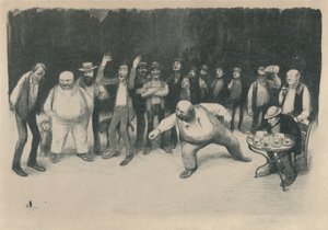 Les Joueurs De Bouchons, 1919 da Jean Veber