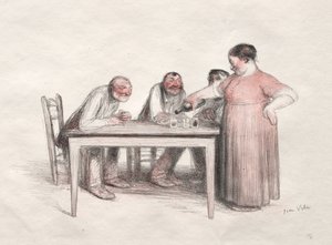 Il bicchiere di vino da Jean Veber
