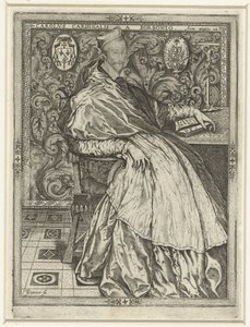 Ritratto del cardinale Carlo di Borbone da Jean de Gourmont (I)