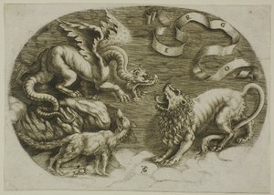Leone, Drago e Volpe da Jean de Gourmont