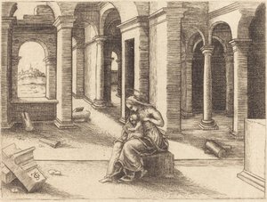 La Vergine e il Bambino da Jean de Gourmont I