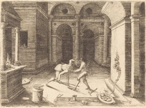 Due apprendisti che litigano da Jean de Gourmont I