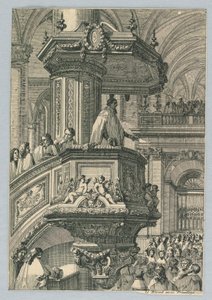 Design per un Pulpito da Jean le Pautre