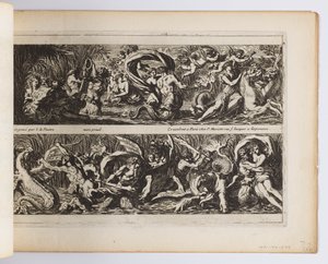 Tavola da "Frises, feuillages ou tritons marins, à la romaine"