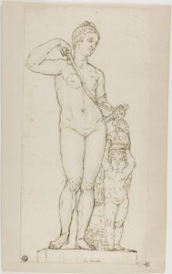 Scultura di Venere e Cupido, con armatura di Marte da Jean le Pautre
