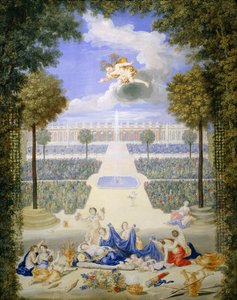 Francia, Versailles, parterre del Grand Trianon, di Jean Cotelle da Jean the Younger Cotelle