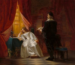 La Regina Cristina e il Lord Alto Cancelliere Axel Oxenstierna da Jeanette Möller