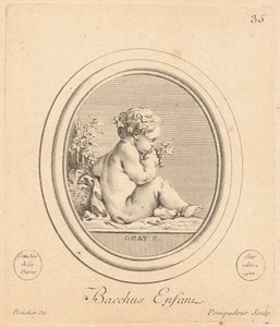 Bacco bambino da Jeanne Antoinette Poisson, marquise de Pompadour after François Boucher after Jacques Guay