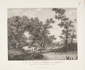 Veduta dei dintorni di Madrid (2e Vue des Environs de Madrid en Espagne) da Jeanne Deny