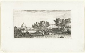 Veduta della Dôme des Invalides a Parigi da Jeanne Françoise Ozanne