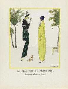 La Matinée de Printemps, pub. 1914 da Jeanne Magnin