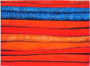 Tessuti marocchini 3, 2013 (gouache su carta)