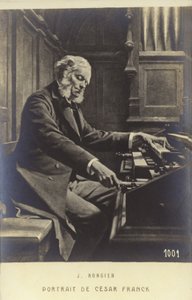 Cesar Franck, compositore, pianista, organista e insegnante di musica belga che ha lavorato a Parigi durante la sua vita adulta (1822-1890) da Jeanne Rongier