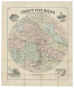 Trentacinque miglia intorno a Richmond, Va. da Jedediah Hotchkiss
