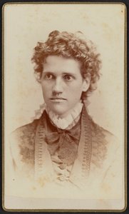 Ritratto carte-de-visite di Miss Julia J. Thomas