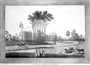 Una Vista di Paddington Green, 1782-3 da Jefferyes Hammett O