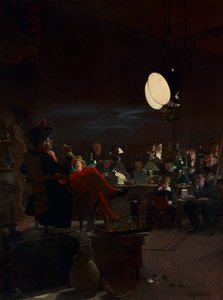 Una Lezione Notturna, c. 1881 da Jehan Georges Vibert