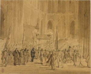 Incoronazione di un principe da Jehan Georges Vibert