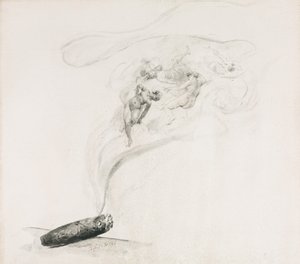 Nella Fumata da Jehan Georges Vibert