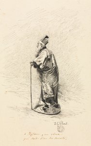 Studio per il Mago in Conte de Fée Storia di una Fata, 1800