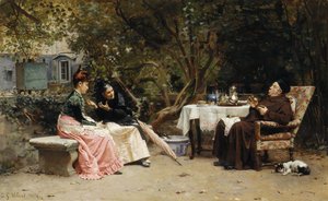 Il rimprovero, 1874 da Jehan Georges Vibert