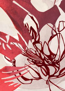 Astratto: Fiori rossi da Jenja Braun