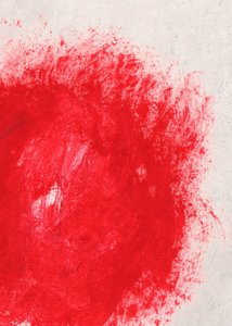 Rosso vivace con texture da Jenja Braun