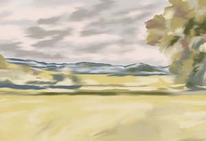 Paesaggio collinare ondulato da Jenna Alheit