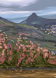 Fiori di montagna in uno scenario suggestivo da Jenna Alheit