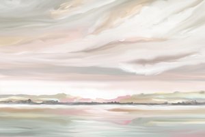 Paesaggio sereno dai colori pastello