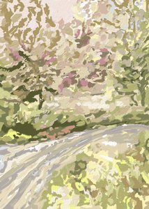 Sentiero sereno di primavera da Jenna Alheit
